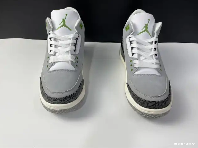 MaikeSneakers Retro 3 Jordan Air 136064-006 Chlorophyll 0521